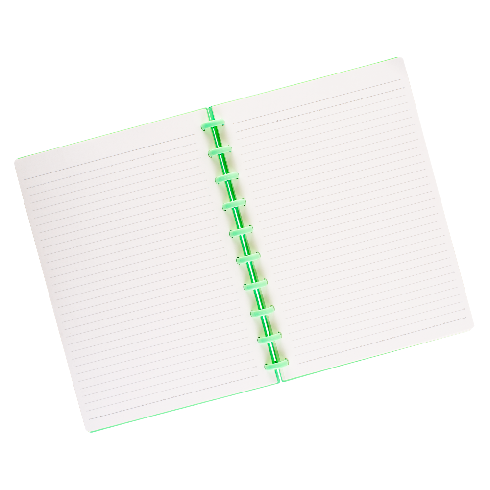 CUADERNO B5 C/ PINES VERDE AGUA ANILLADO - 3