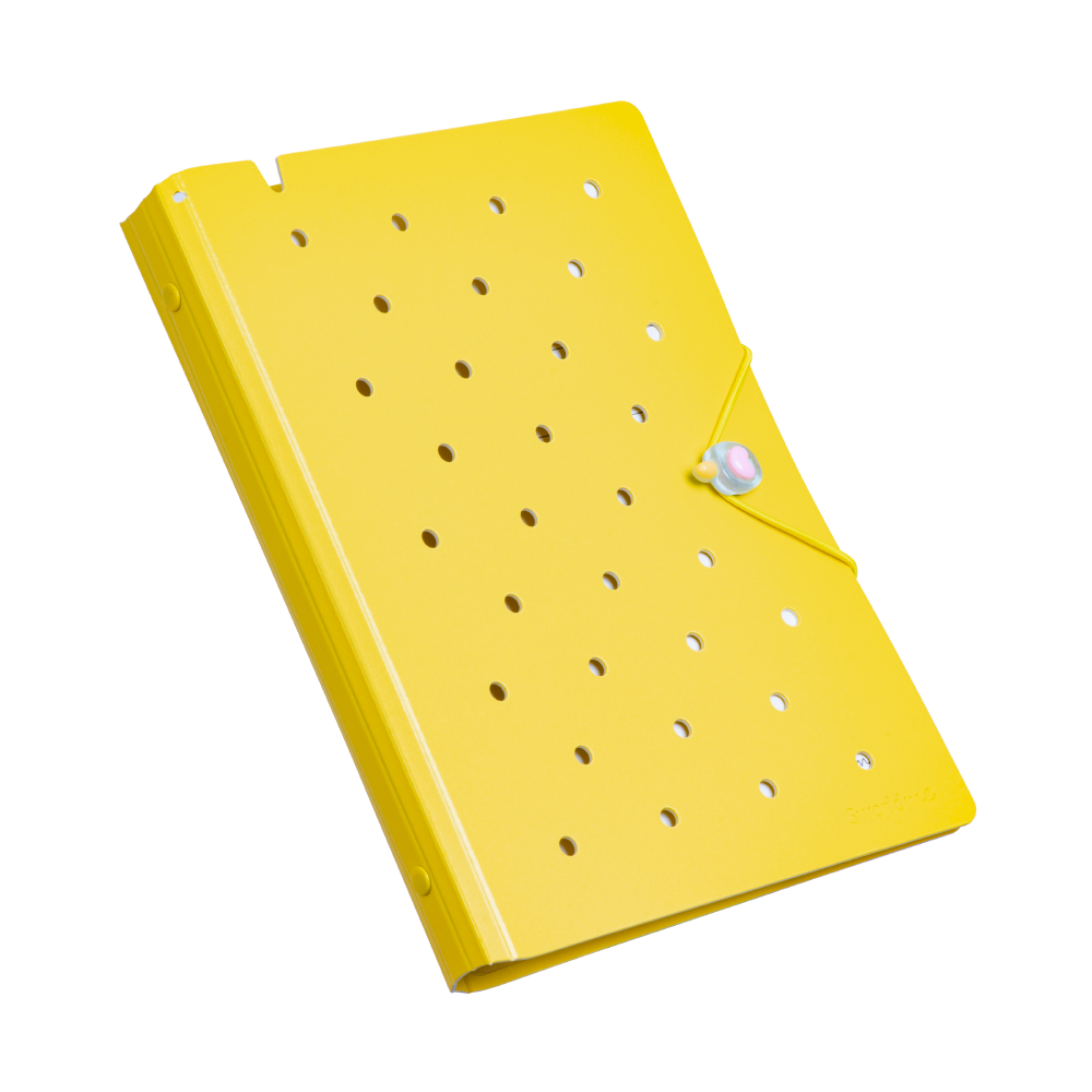 AGENDA A5 AMARILLA TAPA PIN 6 ANILLOS - 5