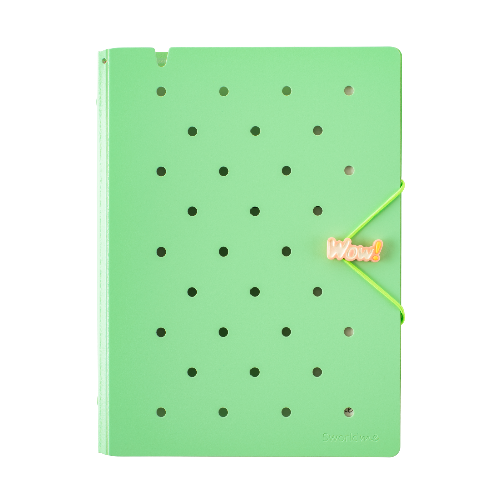 AGENDA A5 VERDE TAPA PIN 6 ANILLOS - 1