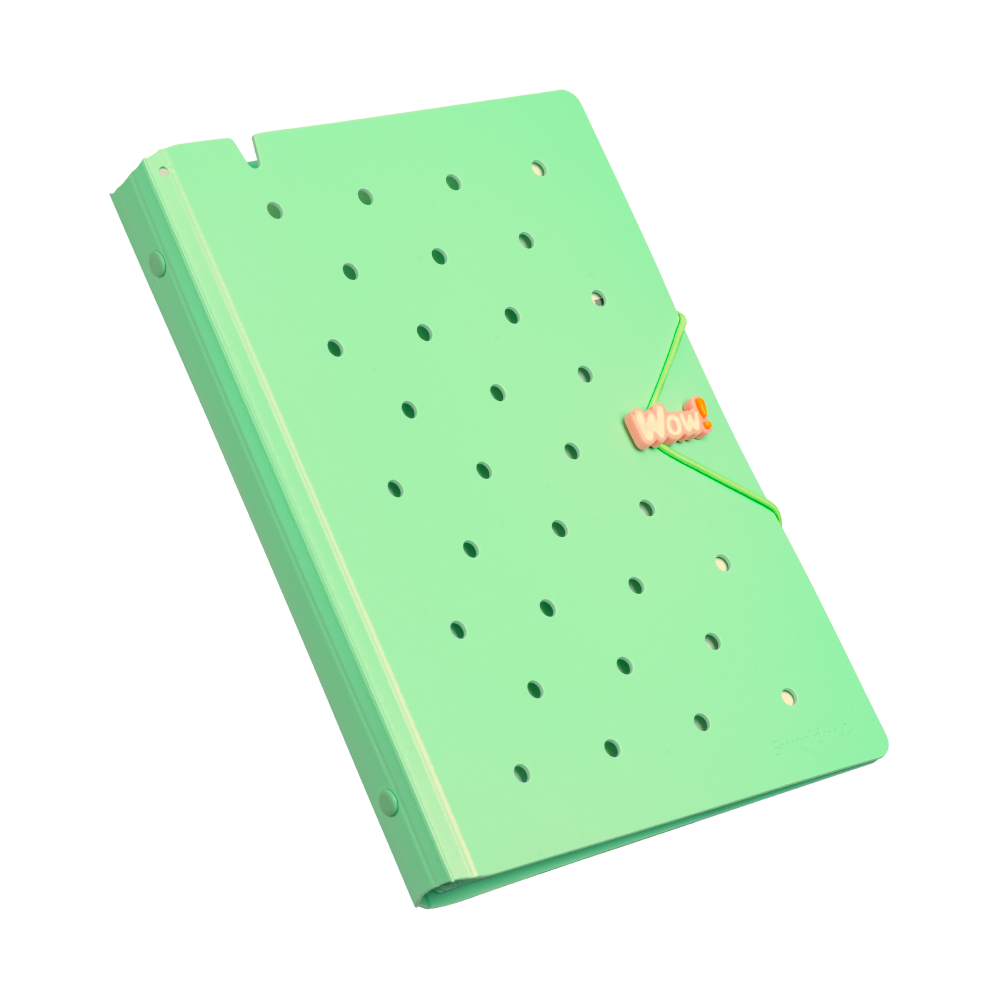AGENDA A5 VERDE TAPA PIN 6 ANILLOS - 5