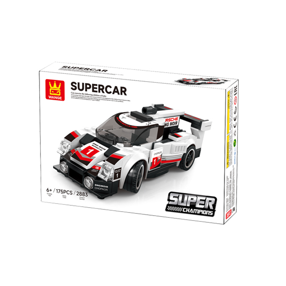 SÚPER AUTO BLANCO ARMABLE 175 PZS. - 2
