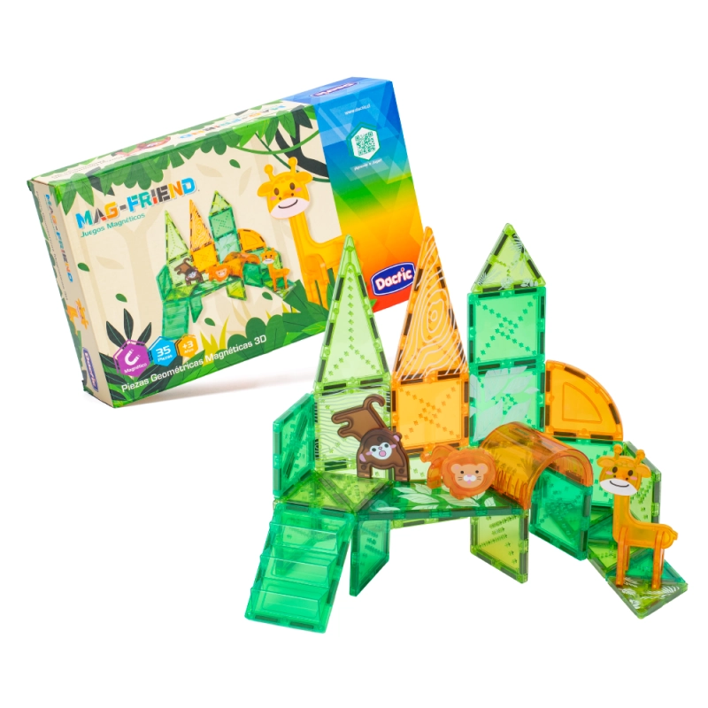 JUNGLA MAGNE TICA 3D ARMABLE 35PZS MAG-FRIEND - 1