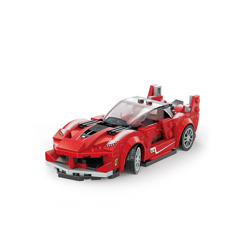 AUTO ARMABLE ROJO 151 PZS. - 1