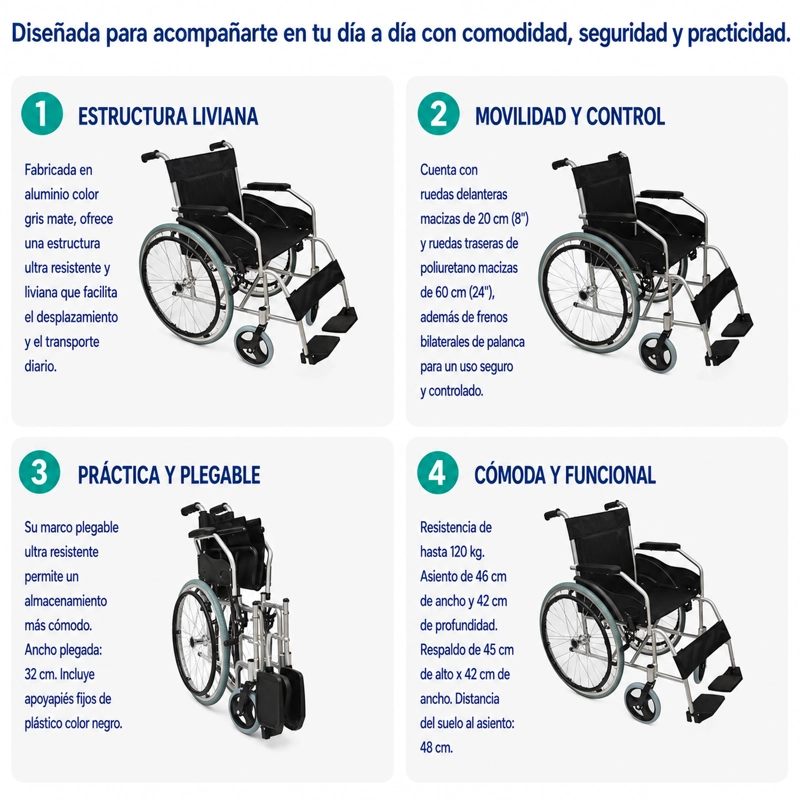 SILLA DE RUEDAS ALUMINIO ULTRA - 3