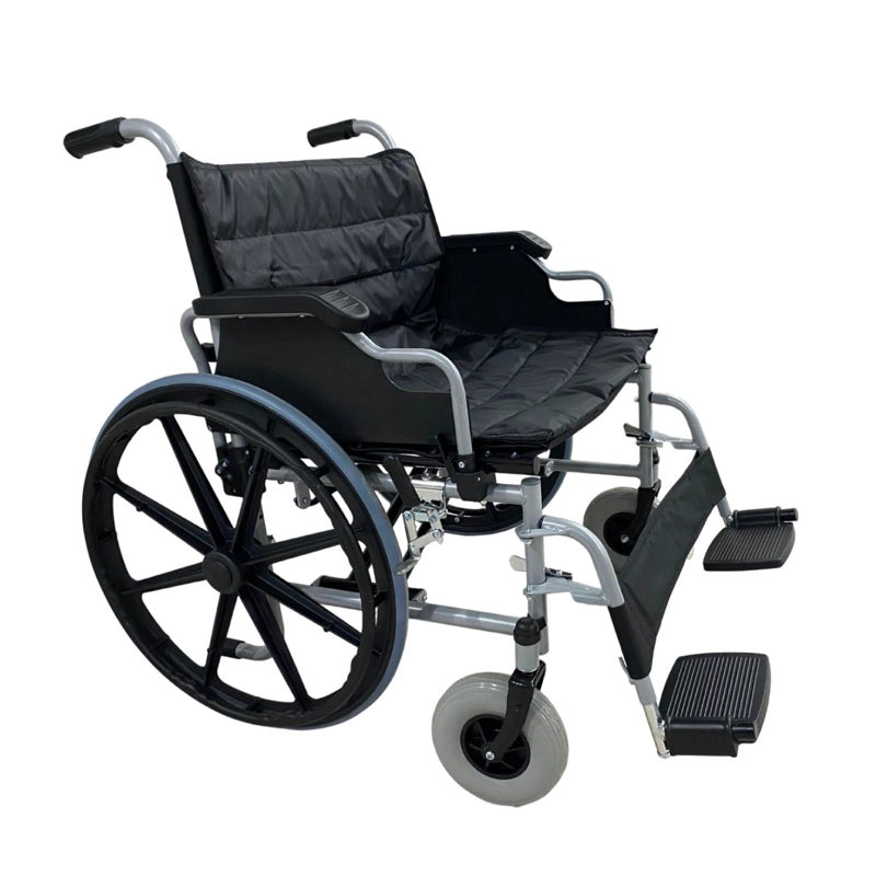 SILLA DE RUEDAS SOBREPESO BARIATRICA FULL DELUXE 60CM - 1