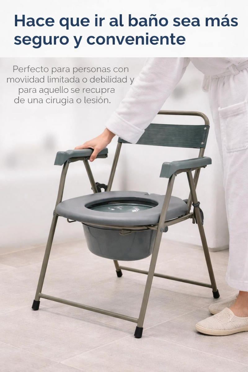 BAÑO PLEGABLE GLOMED WCP014 WC BÁSICO - 4