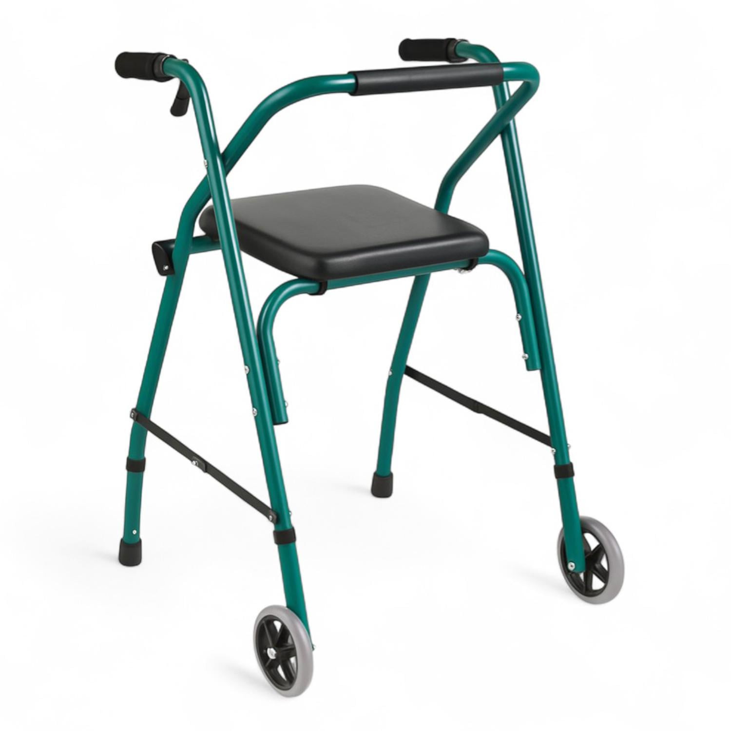 ANDADOR GLOMED ARA010 BURRITO ORTOPÉDICO PLEGABLE CON RUEDAS Y ASIENTO - 1
