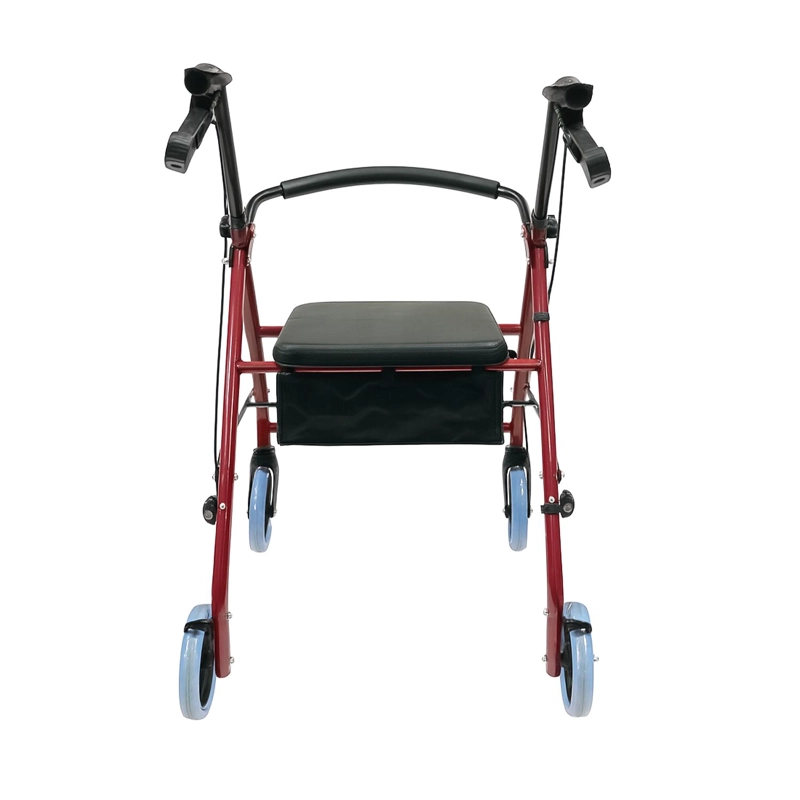 ANDADOR BURRO ORTOPE DICO 4 RUEDAS ASIENTO Y CANASTO - 5