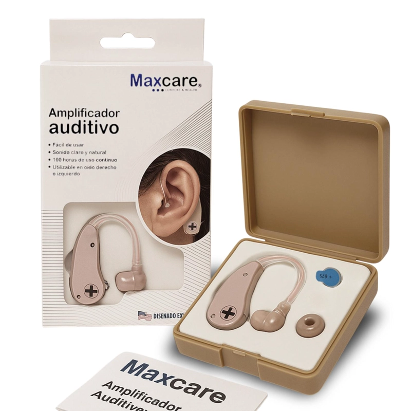 AMPLIFICADOR AUDITIVO AUDIFONO MAXCARE - 2