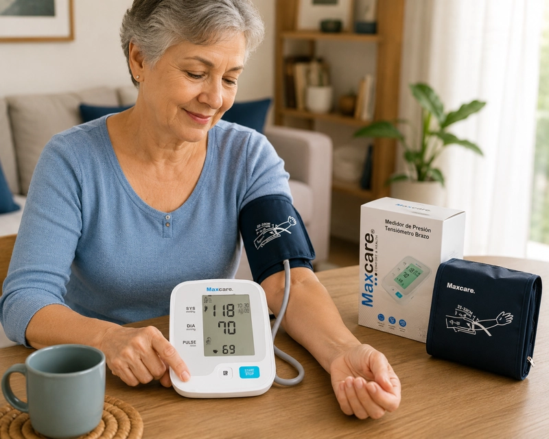 MEDIDOR DE PRESIÓN MAXCARE MDP010 TENSIÓMETRO BRAZO - 4