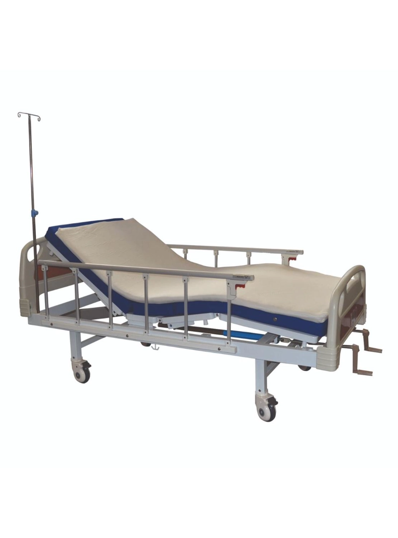 CAMA CLINICA MANUAL 2 POS PLUS + COLCHON IMPER 10CM + TOPPER - 1