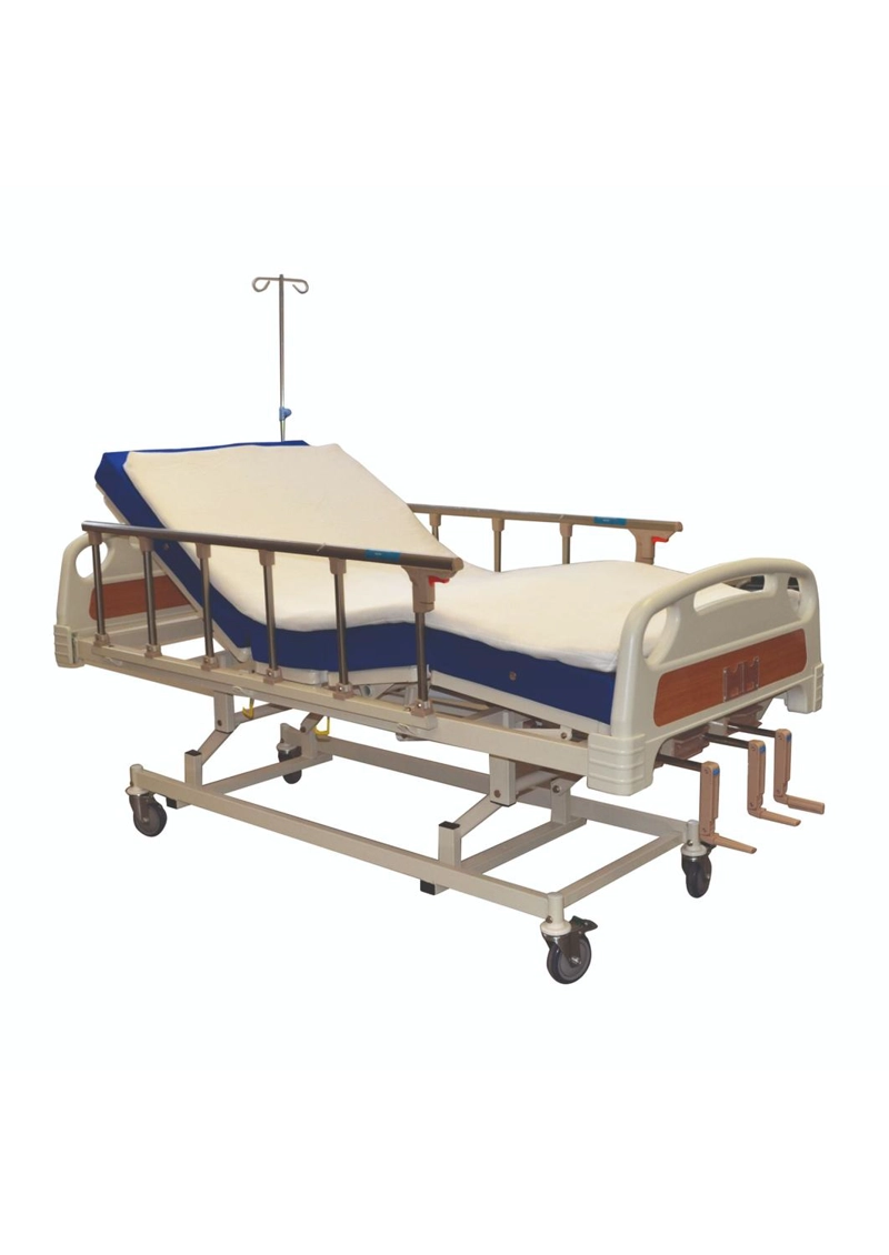 CAMA CLINICA MANUAL 3 POS PLUS + COLCHON 10 CM + TOPPER - 1