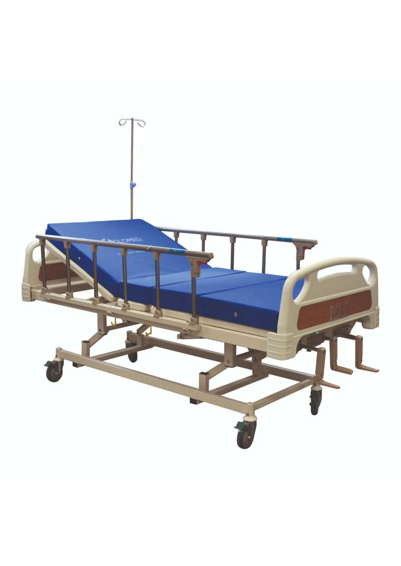 CAMA CLINICA MANUAL 3 POS PLUS + COLCHON IMPERMAEABLE 8CM - 1