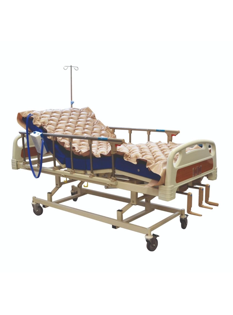 CAMA CLINICA MANUAL 3 POS PLUS + COLCHON IMPER 8CM + ANTIESC - 1