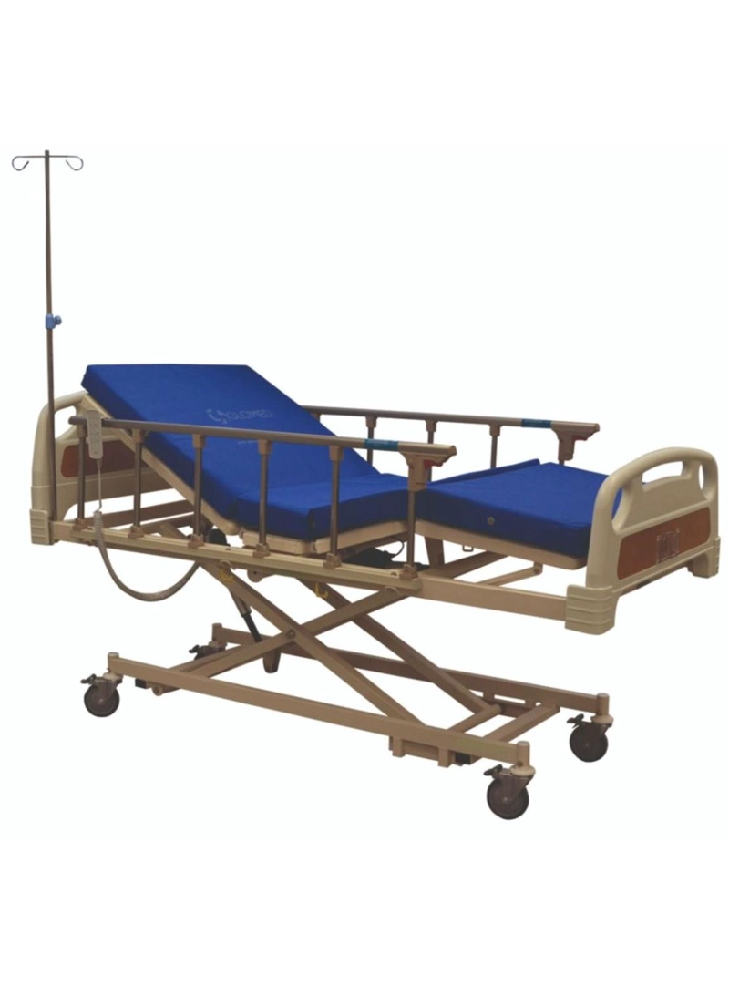 CAMA CLINICA ELE CTRICA 4 POSIC PREMIUM + COLCHON PVC 8CM - 1