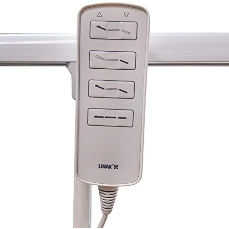 CAMA CLINICA ELE CTRICO 4 POS PREM + COLCHON 8CM + TOPPER - 5