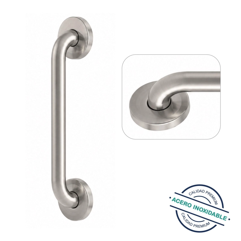 BARRA SEGURIDAD BAÑO ACERO INOXIDABLE 45CM - 1
