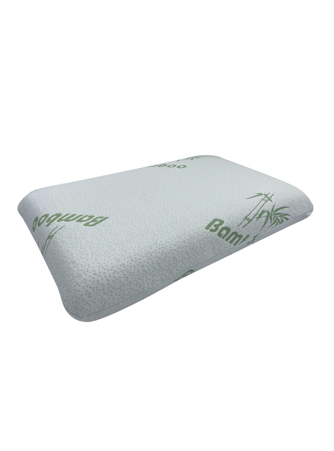 ALMOHADA MAXCARE AVN020 VISCOELASTICA CLASICA BAMBOO 63 X 40 X 10 CM BLANCO - 1