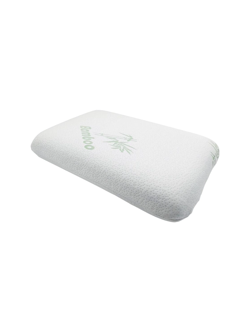 ALMOHADA MAXCARE AVN010 VISCOELASTICA CLASICA BAMBOO 60 X 40 X 12 CM BLANCO - 1