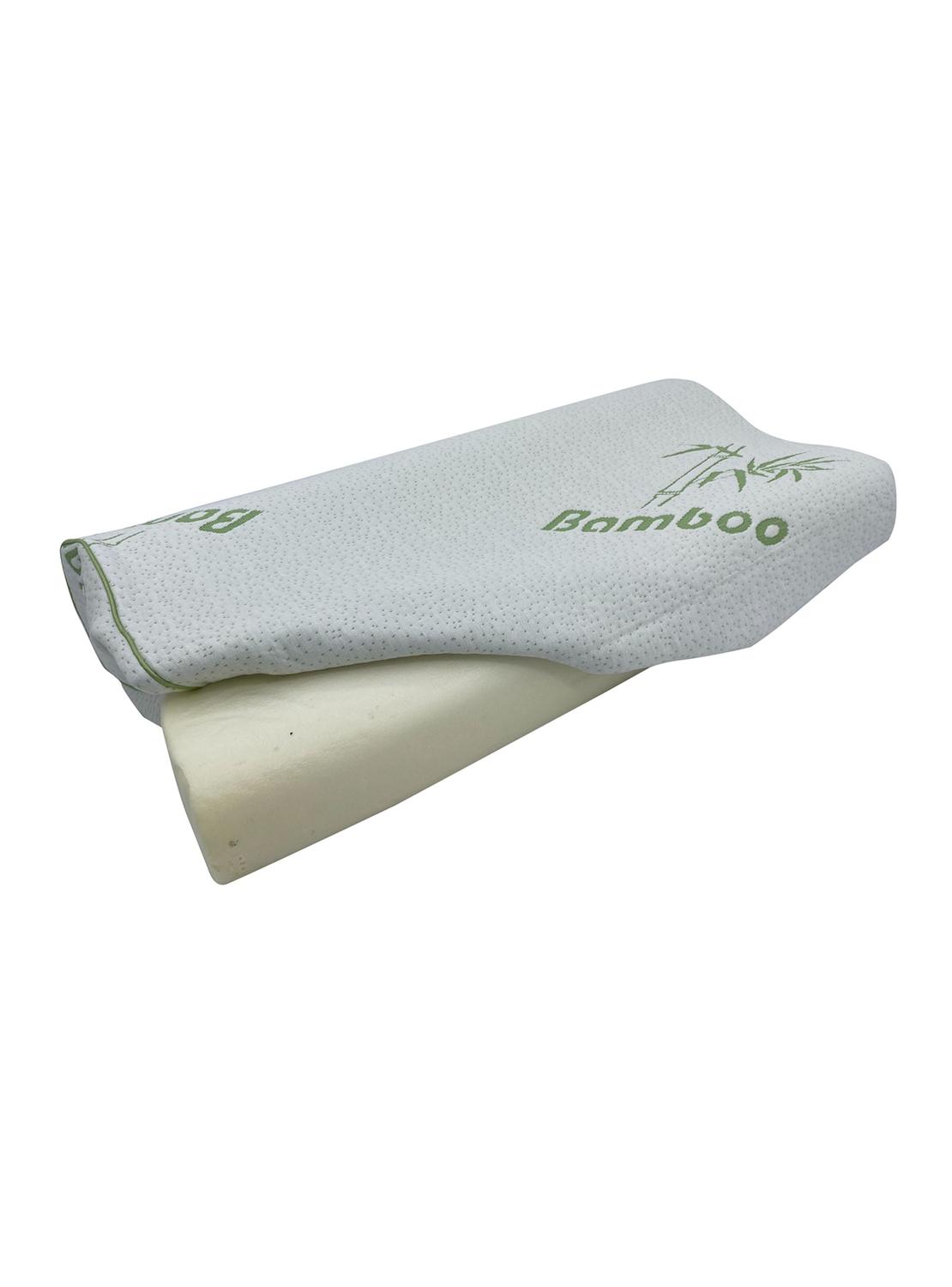 ALMOHADA MAXCARE AVC010 VISCOELASTICA CONTOUR BAMBOO 60 X 30 X 10-7 CM BLANCO - 3