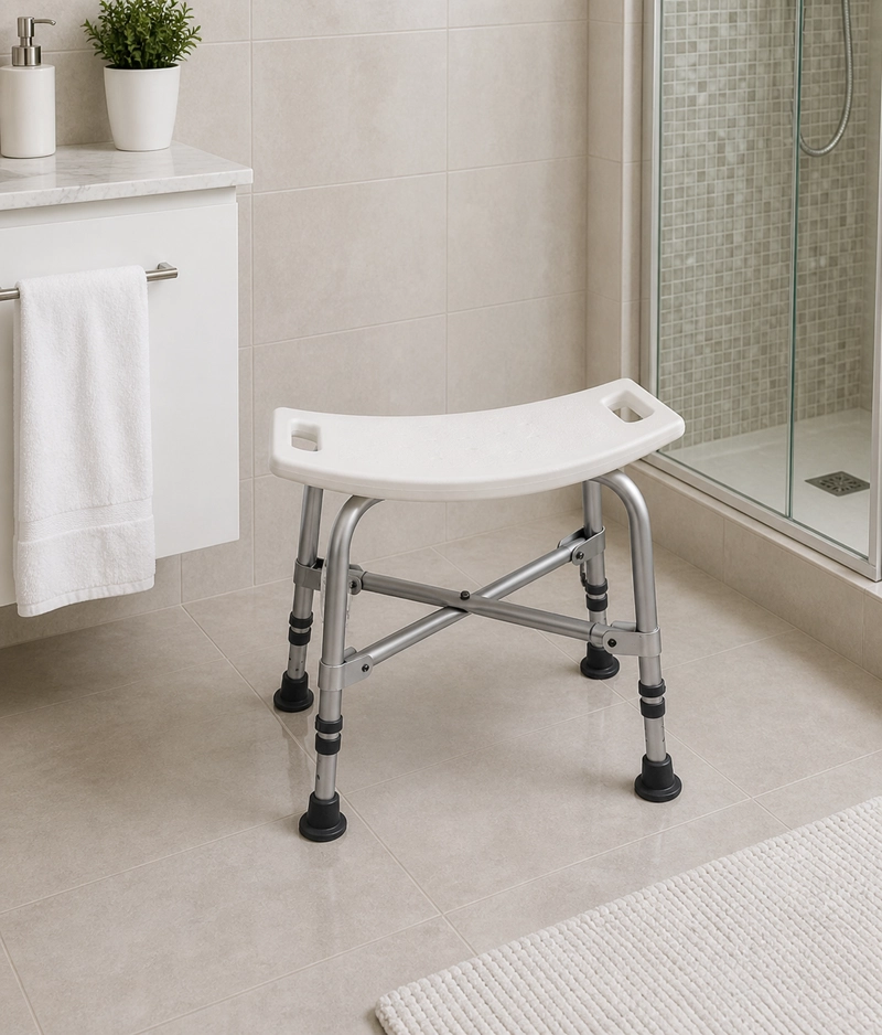 SILLA DE BAÑO DUCHA RECTANGULAR BARIATRICA - 5
