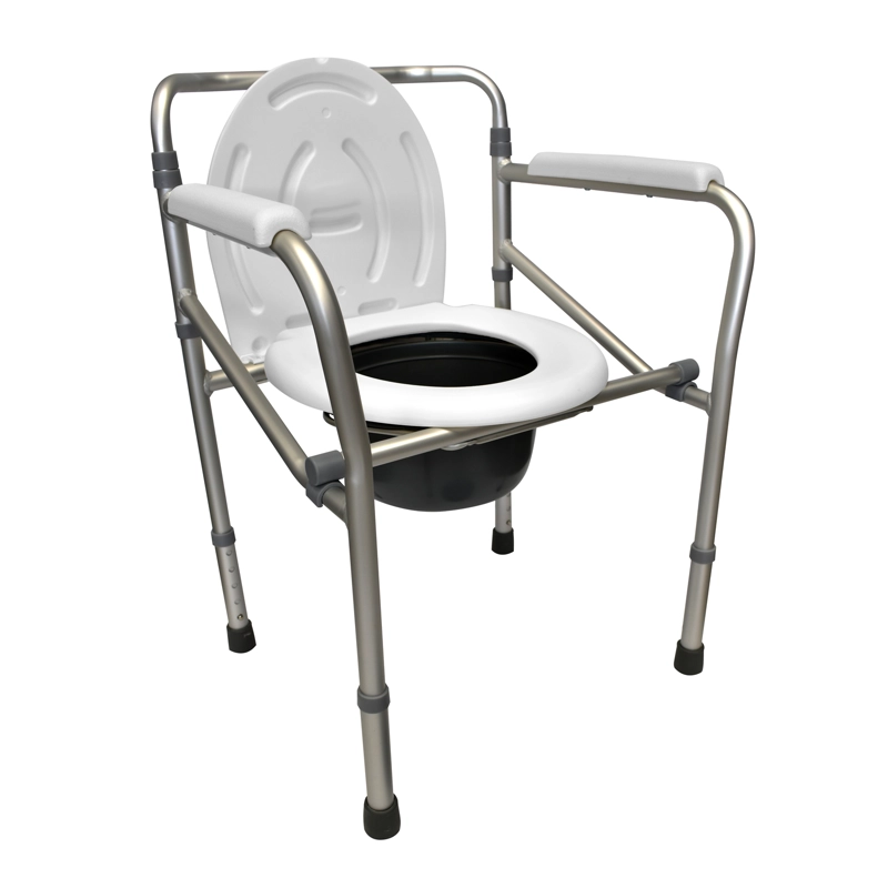 BAÑO PORTÁTIL GLOMED WCP018 WC PLEGABLE ALUMINIO PREMIUM - 1
