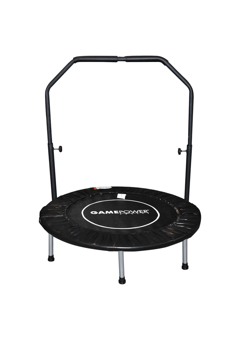 MINI TRAMPOLIN FITNESS CON BARANDA 92CM - 1