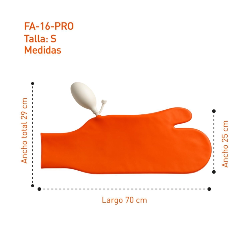 PROTECTOR DE YESO INFLABLE BRAZO LARGO TALLA M - 2