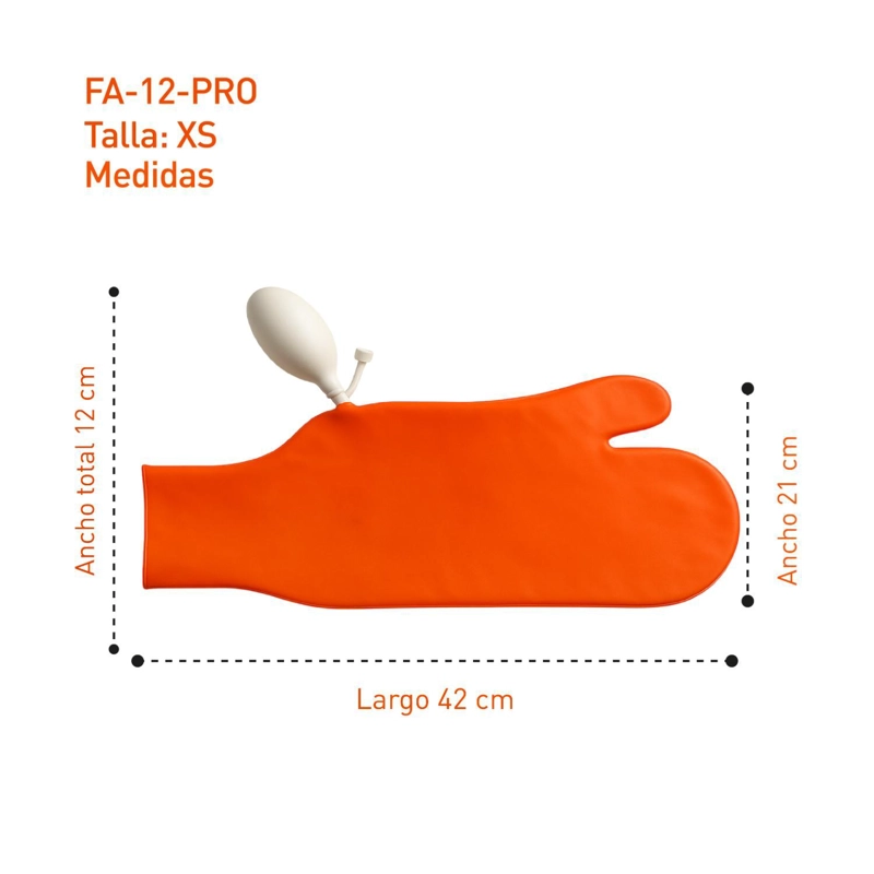 PROTECTOR DE YESO INFLABLE BRAZO LARGO TALLA XS - 2