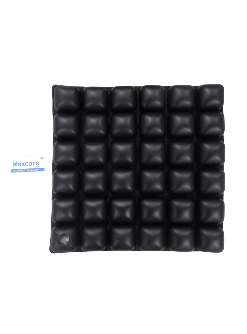 COJÍN MAXCARE CIM010 ANTIESCARAS FLOTACIÓN SECA INFLABLE 42 X 42 X 5 CM NEGRO - 2