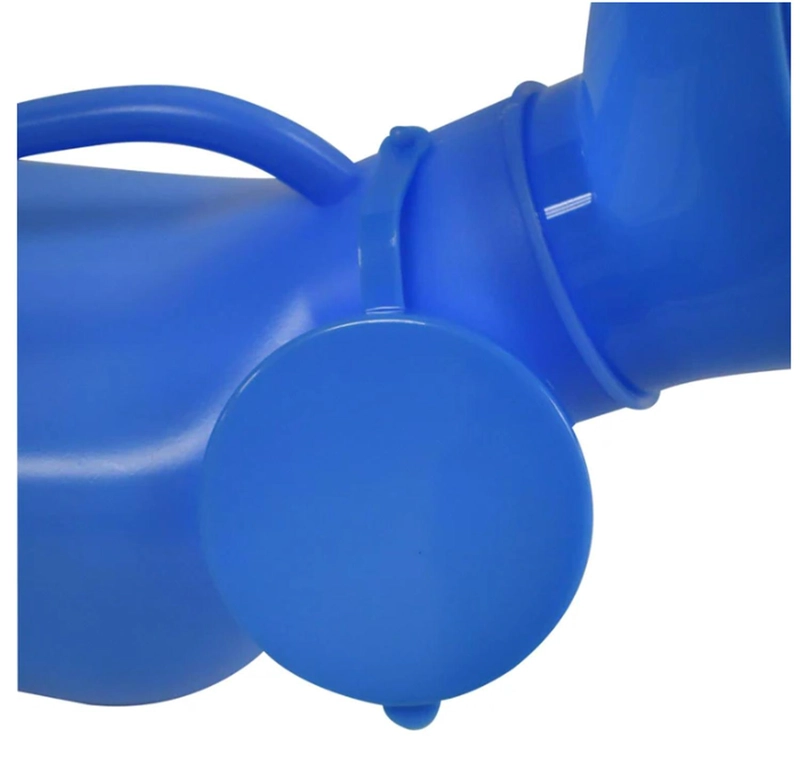 URINARIO PLASTICO MIXTO - AZUL - 4