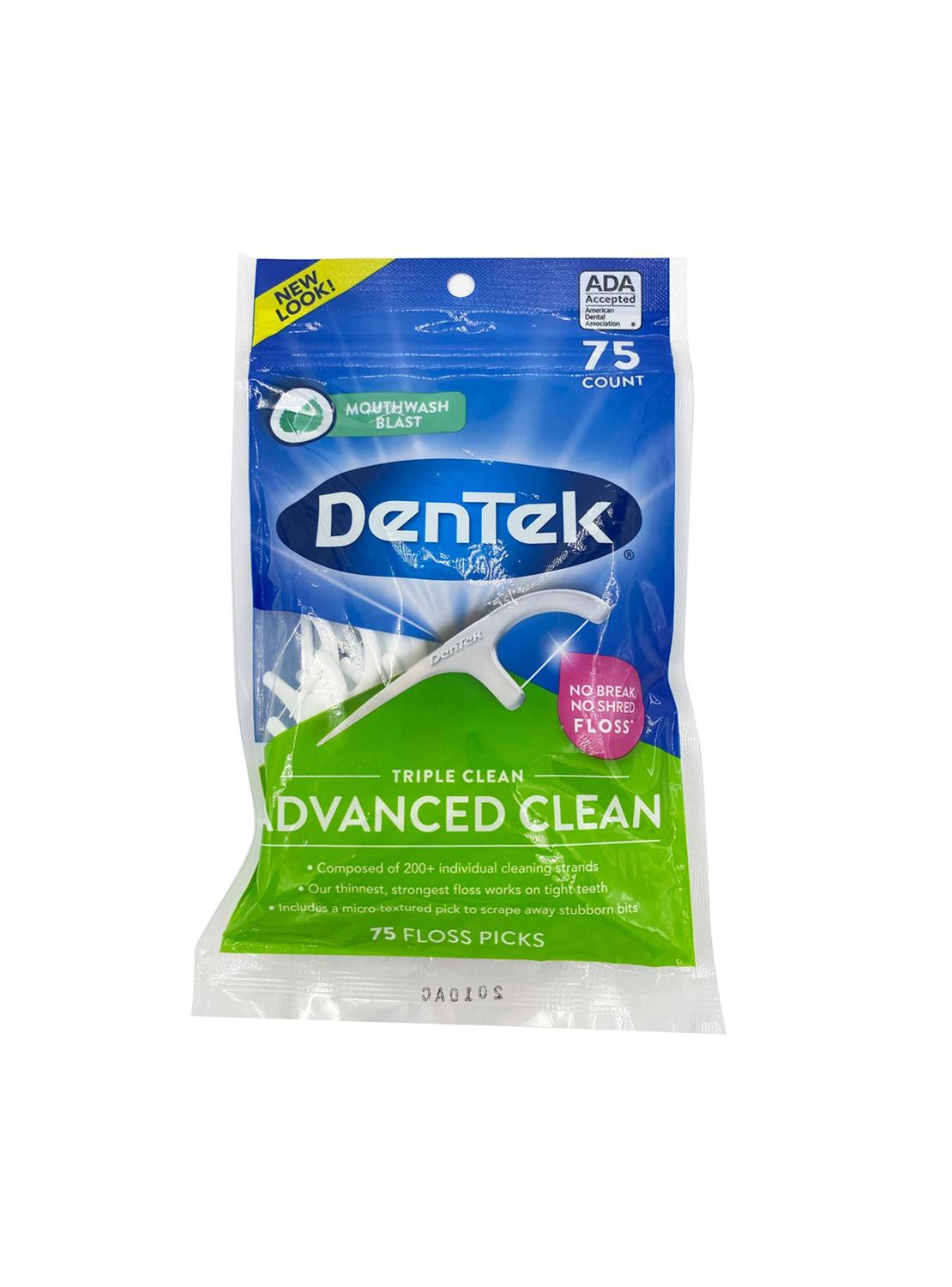 HILO DENTAL TRIPLE CLEAN DENTEK 75 UNIDADES - 1