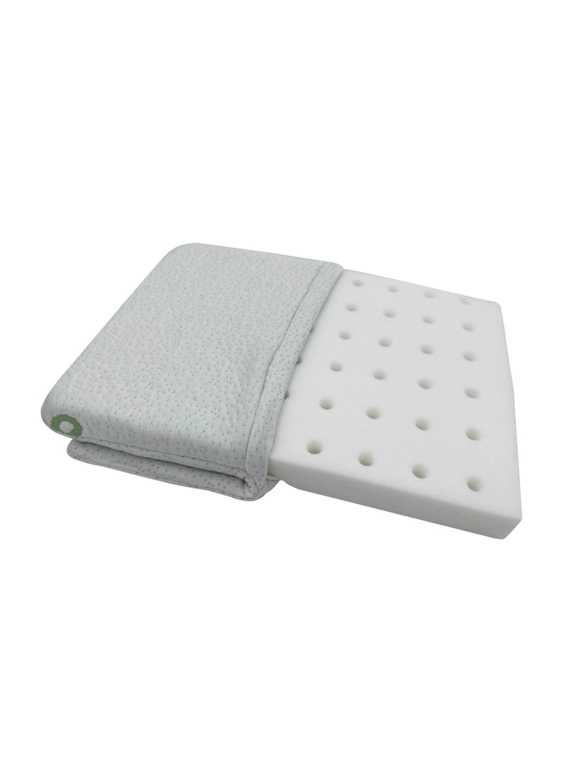 ALMOHADA MAXCARE AVB010 VISCOELASTICA BEBÉ BAMBOO 36 X 25 X 4 CM BLANCO - 2