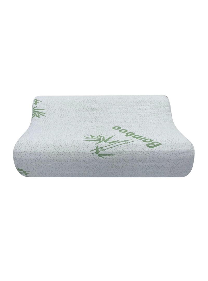 ALMOHADA MAXCARE AECA010 CERVICAL ESPUMA ACANALADA 60 X 40 X 14-12 CM BLANCO - 1