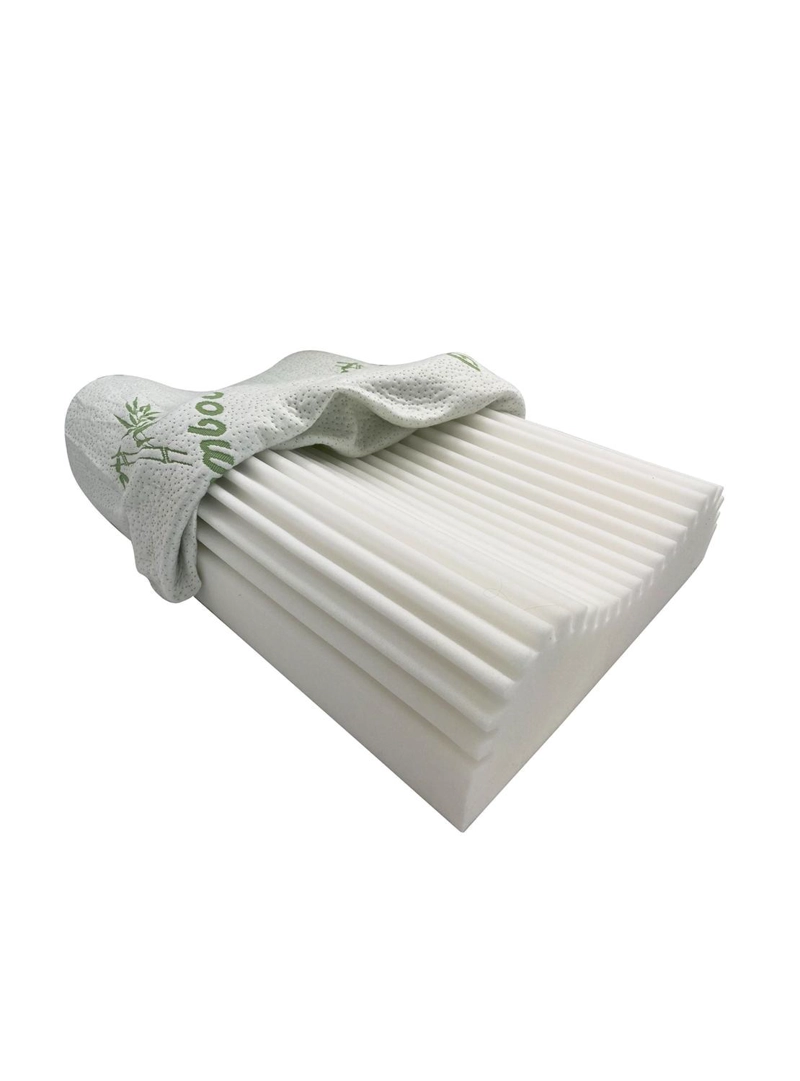 ALMOHADA MAXCARE AECA010 CERVICAL ESPUMA ACANALADA 60 X 40 X 14-12 CM BLANCO - 6