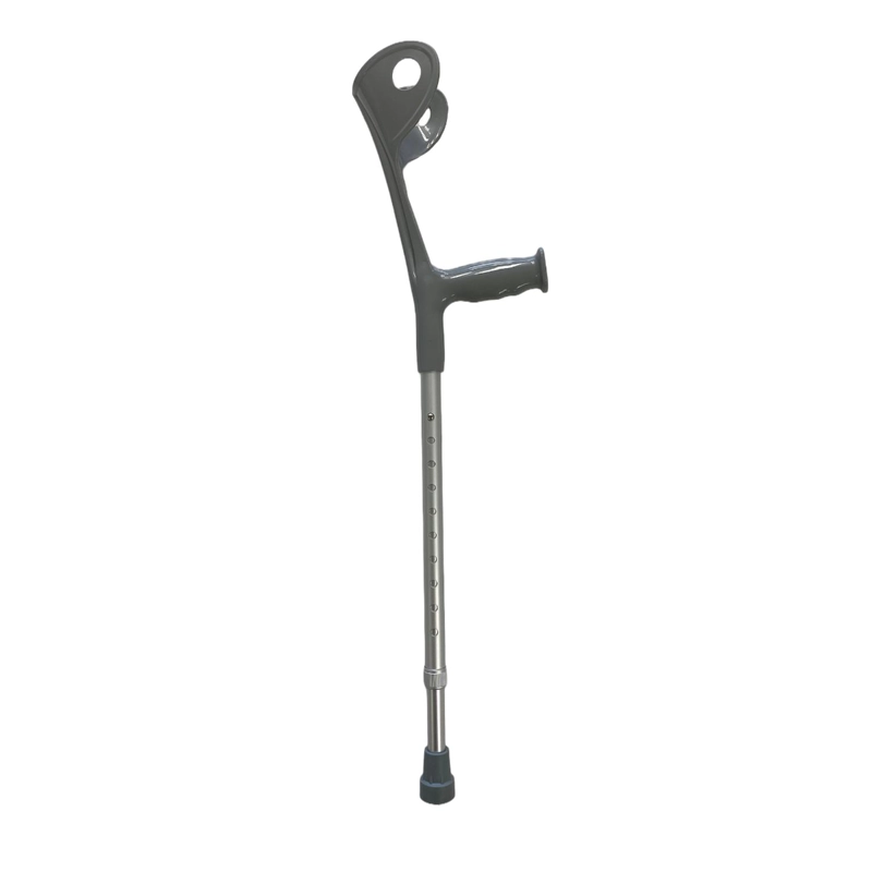 BASTÓN MAXCARE MEC014 MULETA ORTOPÉDICO EUROPEO CODERA FIJA KIDS GRIS - 1