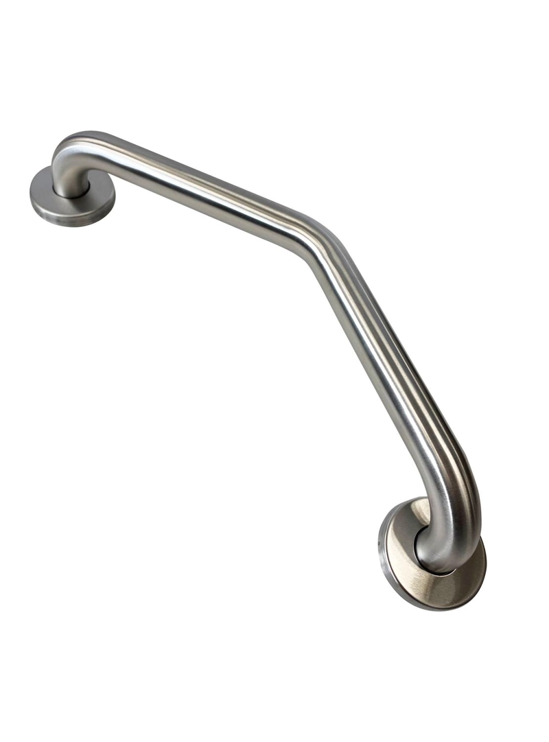 BARRA MAXCARE ANGULAR MURO IZQUIERDA ACERO INOXIDABLE - 2