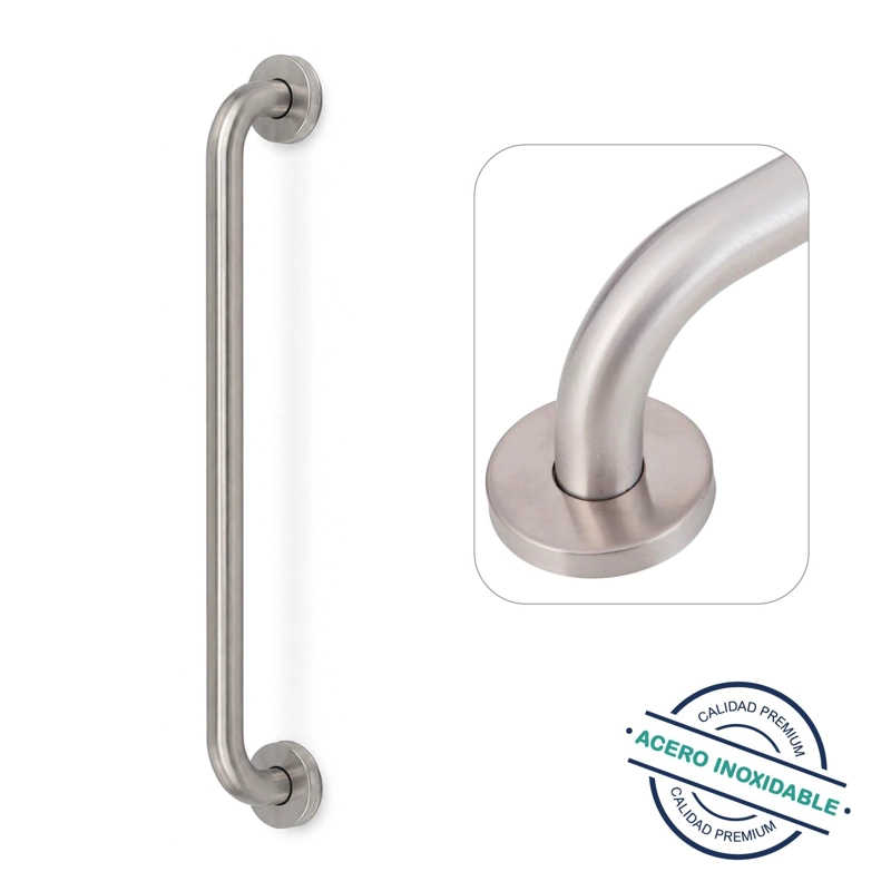 BARRA SEGURIDAD BAÑO ACERO INOXIDABLE 91 CM - 1