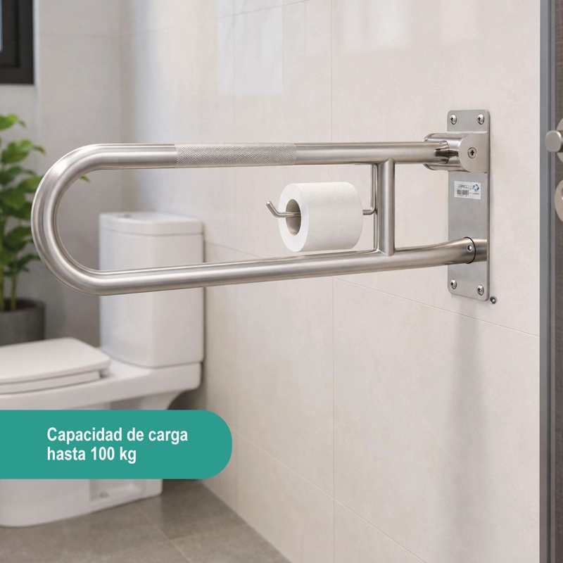 BARRA MAXCARE SUJECIÓN MURO ABATIBLE BAÑO - 4