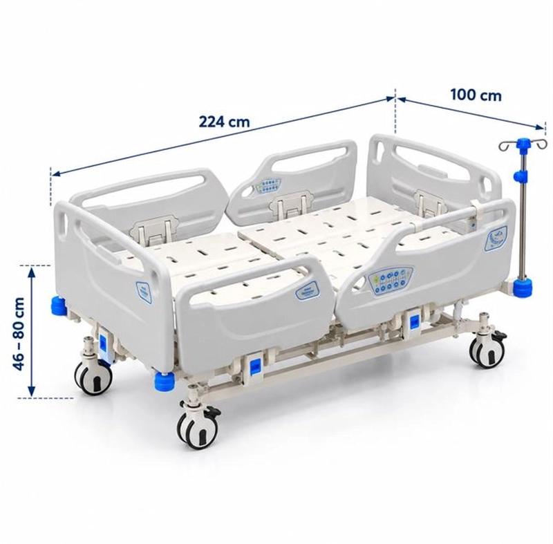CAMA CLINICA ELE CTRICA 5 POSICIONES DELUXE - CONTROL EXTERNO - 2