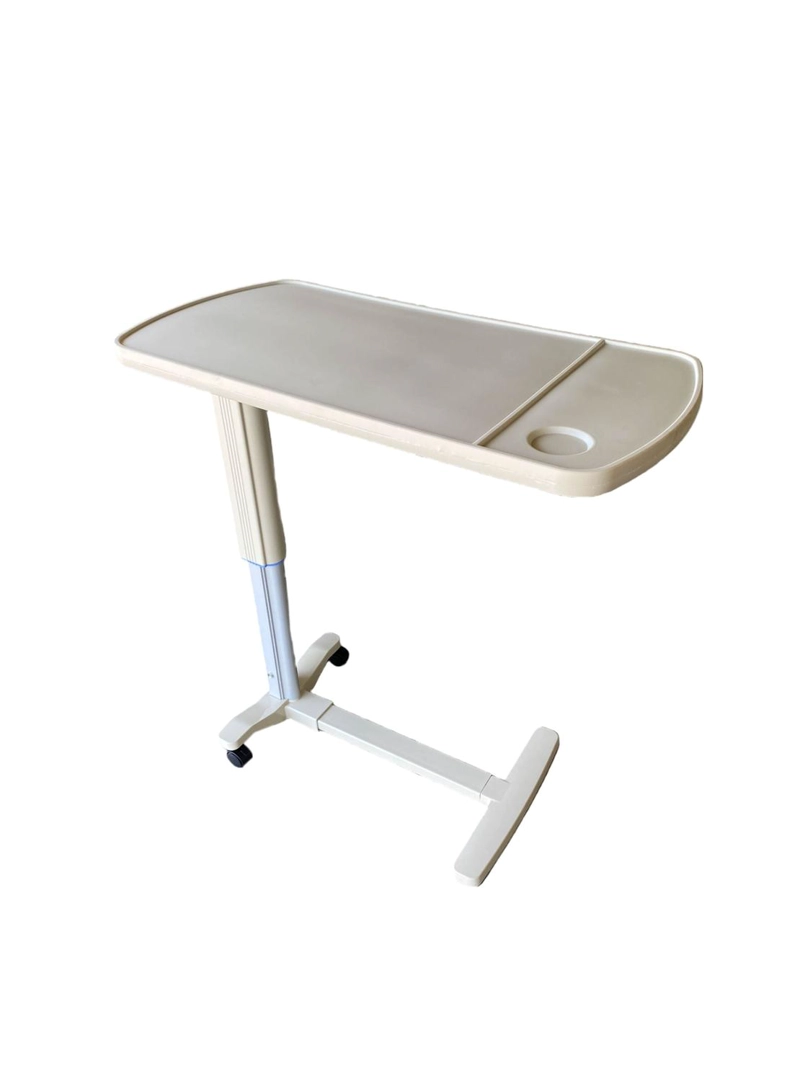 MESA CON RUEDAS PARA CAMA CLINICA DELUX ABS 90X45CM - 1