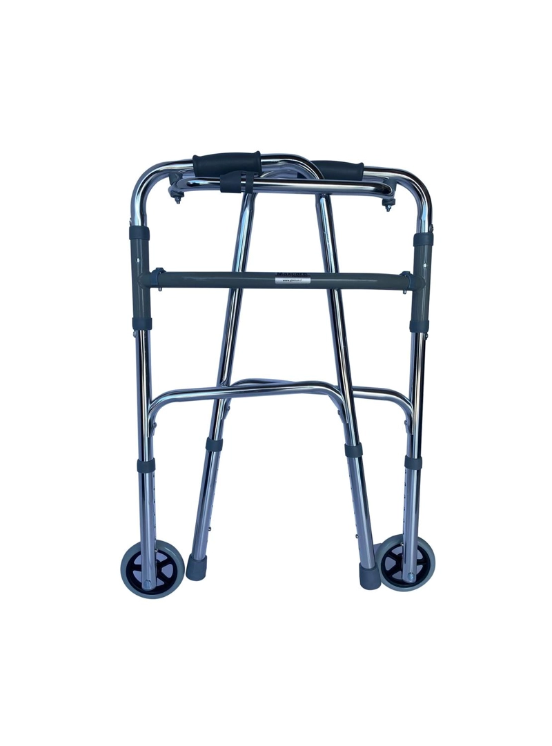 ANDADOR MAXCARE APR020 BURRITO ALUMINIO PLEGABLE CON 2 RUEDAS PASO A PASO - 3
