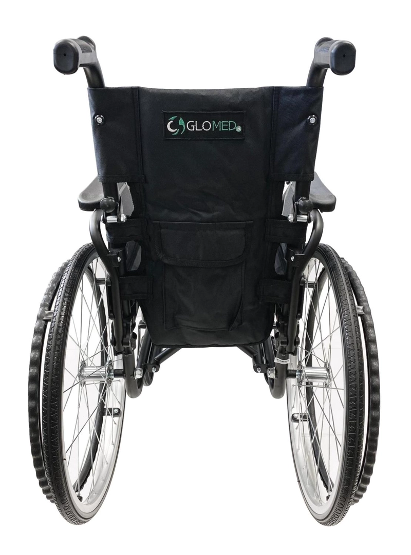 SILLA GLOMED SRN014 RUEDAS PEDIÁTRICA NIÑOS NEGRA ULTRA LIVIANA - 3
