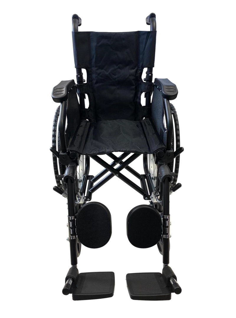 SILLA GLOMED SRN014 RUEDAS PEDIÁTRICA NIÑOS NEGRA ULTRA LIVIANA - 4