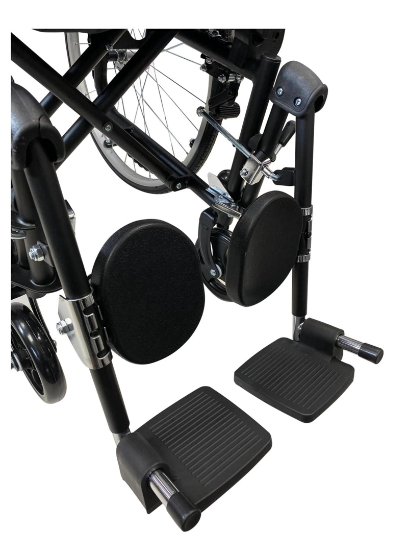 SILLA GLOMED SRN014 RUEDAS PEDIÁTRICA NIÑOS NEGRA ULTRA LIVIANA - 5