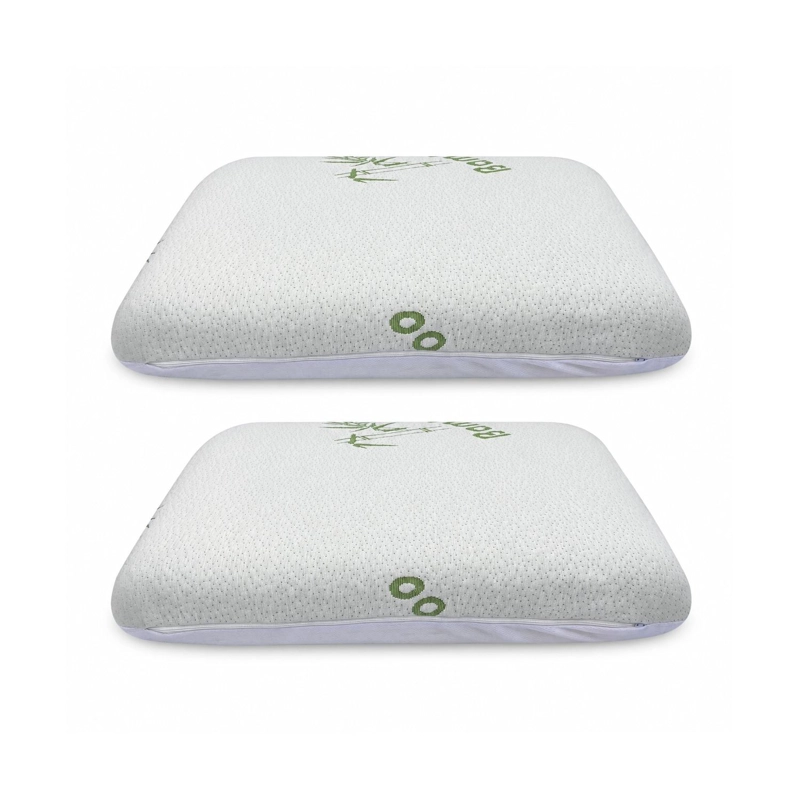 PACK 2 ALMOHADAS VISCOELASTICAS BAMBOO GEL 60X40X12 - 1