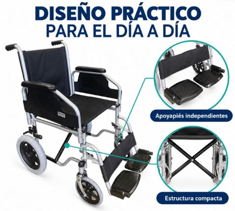 PACK SILLA DE RUEDA GERIATRICA ULTRA + COJIN ERGONOMETRICO - 4