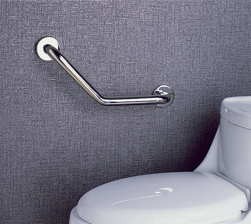 PACK BARRA ANGULAR MURO IZQ + SILLA BAÑO RESPALDO EXTRAIBLE - 4