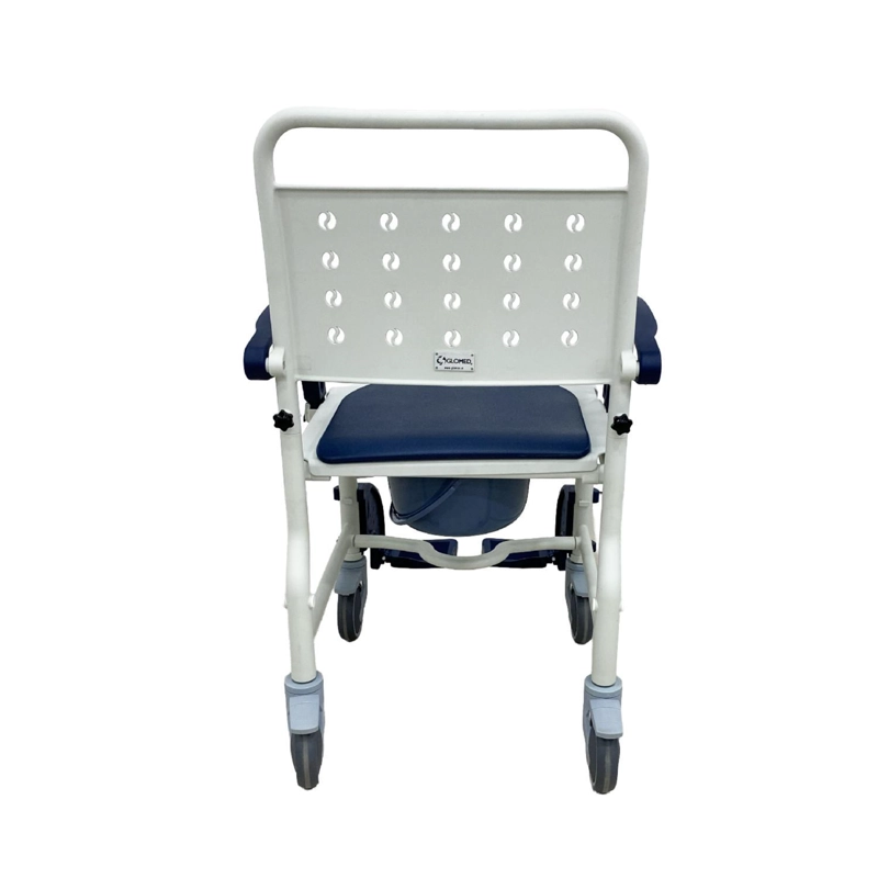 SILLA DE BAÑO DUCHA WC AZUL - HAMBURG - 7