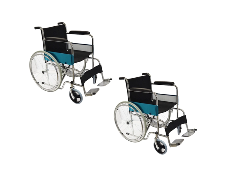 PACK X2 SILLAS GLOMED C-SRF014-PACK RUEDAS ESTÁNDAR ASIENTO NYLON - 1